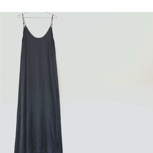 Reformation Black Silk Maxi Dress